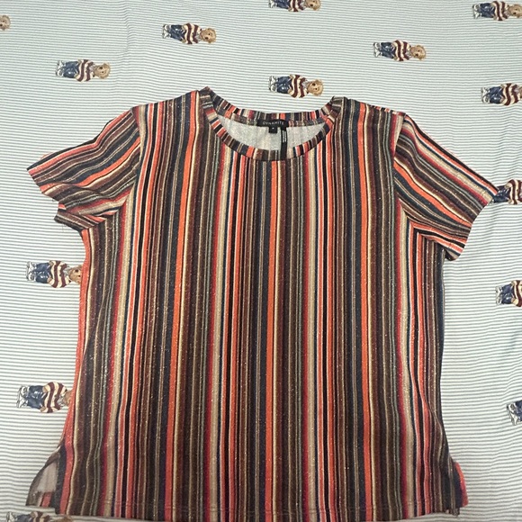 Striped Multicolor Dynamite Top - Picture 1 of 3